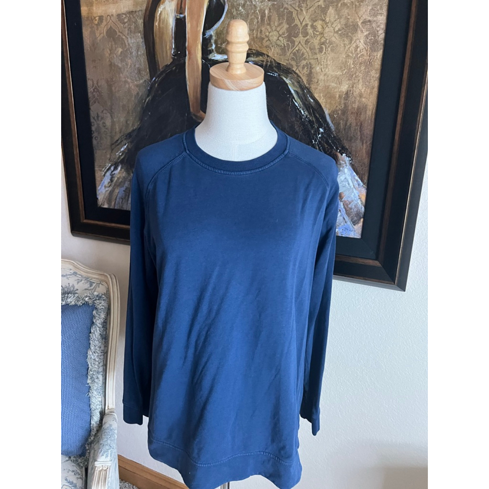 Peter Millar Blue Crew Neck Sweatshirt L